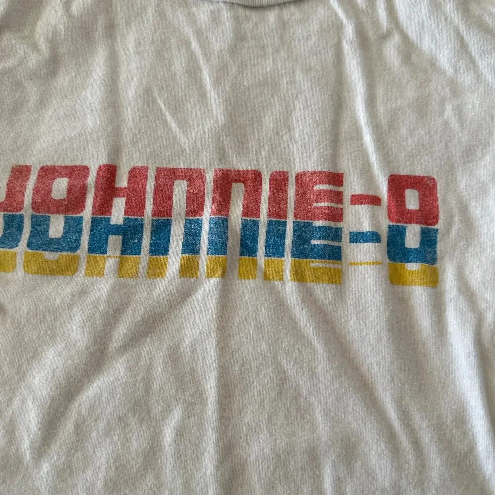 Johnnie O White Logo T-Shirt - Boy's Size 4